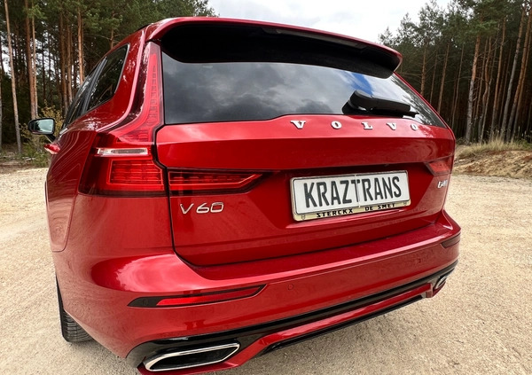 Volvo V60 cena 129000 przebieg: 57000, rok produkcji 2019 z Tuczno małe 781